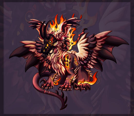 Character belongs to me, flame06 on bluesky / renderd fullbody / new style/brushes