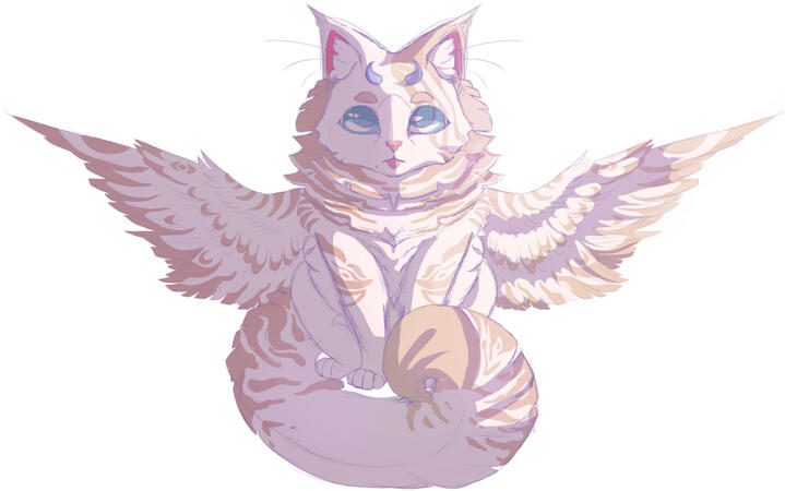 fullbody cell shaded sketch