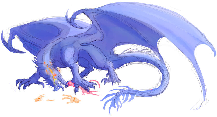 fullbody coloured simple shaded sketches