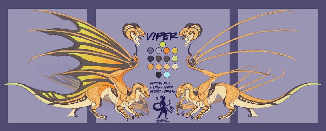 Character belongs to me, flame06 on bluesky / 1 mirroed sketched & coloured full body & headshot